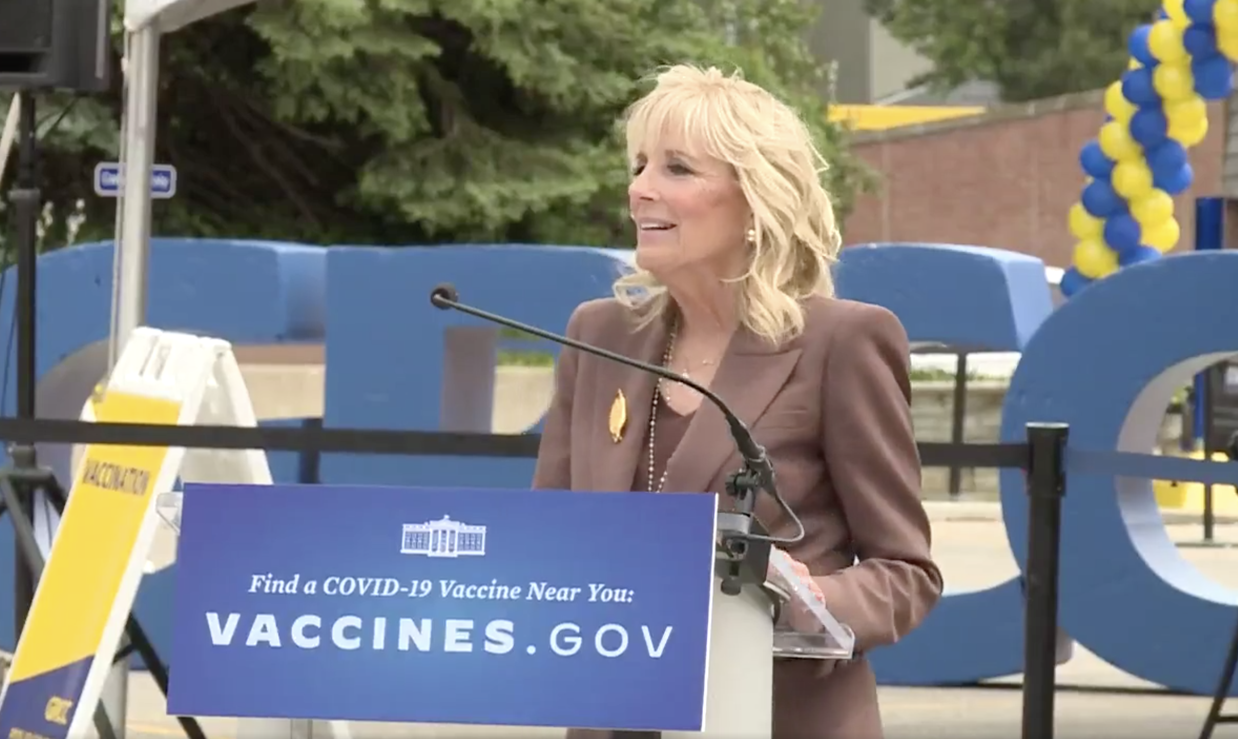 Jill Biden encourages more people to get vaccinated during stop in Grand Rapids - Vimarsana News